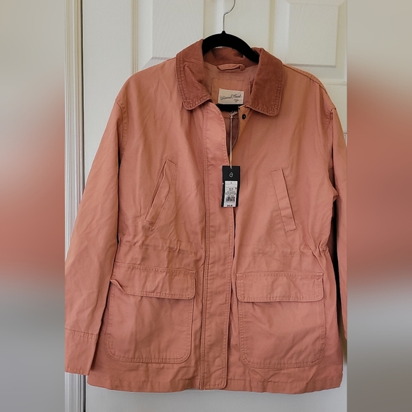 NWT Women's Utility Jacket. Size Large. Color Peach. - Picture 1 of 6